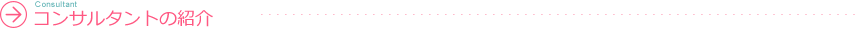 コンサルタントの紹介