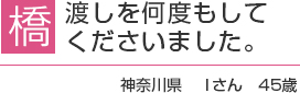 橋渡しを何度もしてくださいました。